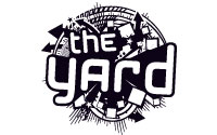 The yard logo b/w